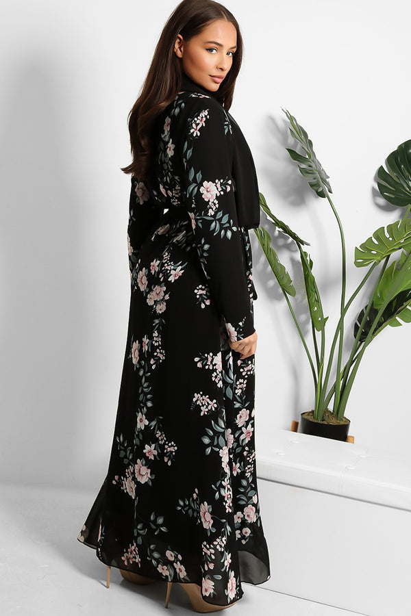 Long black modest clearance dress