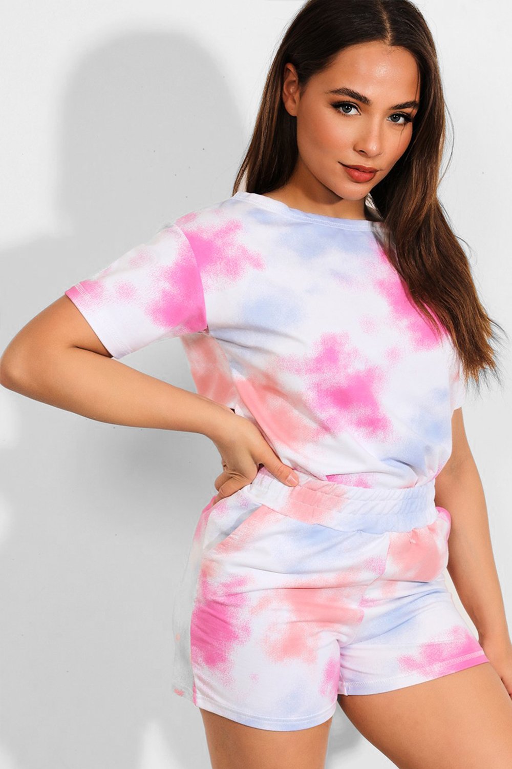 Tie dye loungewear shorts sale