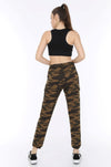Dark Camouflage Soft Jersey Stretchy Combat Utility Trousers